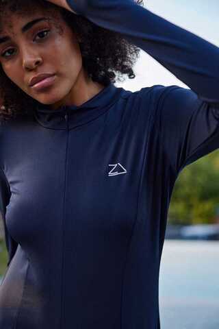 Fermuarlı Sörf Mayo Lacivert - 4