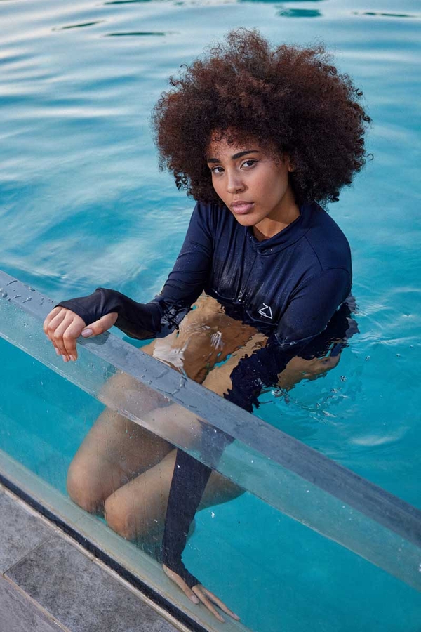 Fermuarlı Sörf Mayo Lacivert - 10