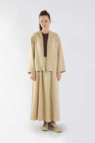 Fermuarlı Sweat Etek Takım Taş - 1