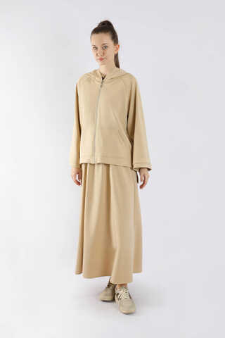 Fermuarlı Sweat Etek Takım Taş - 3