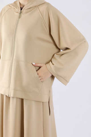 Fermuarlı Sweat Etek Takım Taş - 4