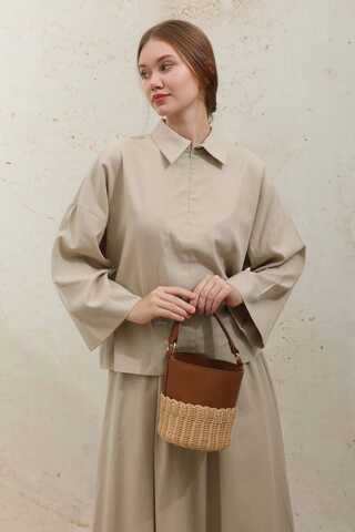 Fırfırlı Takım Koyu Taş - 7