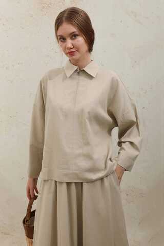 Fırfırlı Takım Koyu Taş - 8