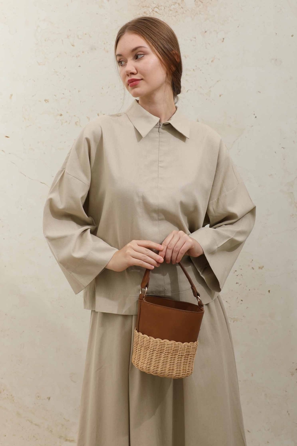 Fırfırlı Takım Koyu Taş - 7