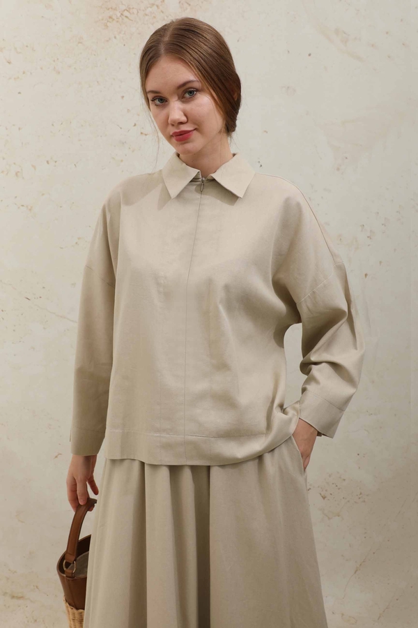 Fırfırlı Takım Koyu Taş - 8