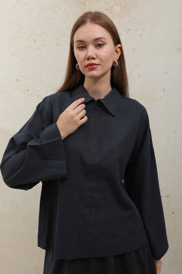 Fırfırlı Takım Lacivert - 6