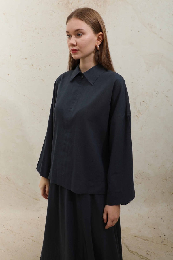 Fırfırlı Takım Lacivert - 7