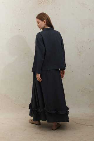 Fırfırlı Takım Lacivert - 8