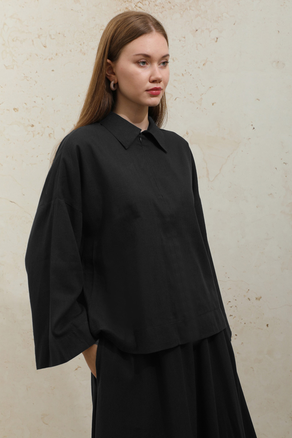 Fırfırlı Takım Siyah - 2