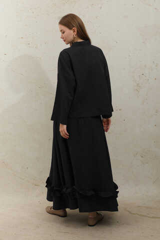 Fırfırlı Takım Siyah - 6