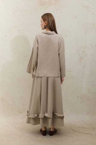 Fırfırlı Takım Vizon - 8