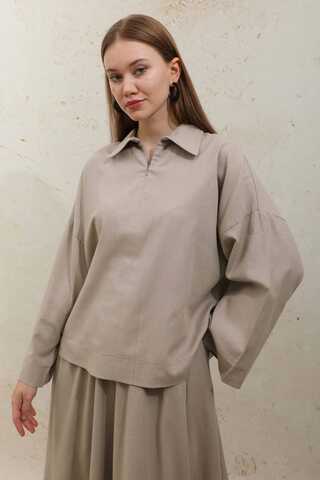 Fırfırlı Takım Vizon - 7