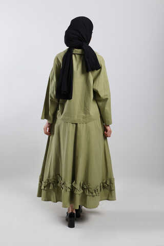 Fırfırlı Takım Yağ Yeşili - 7