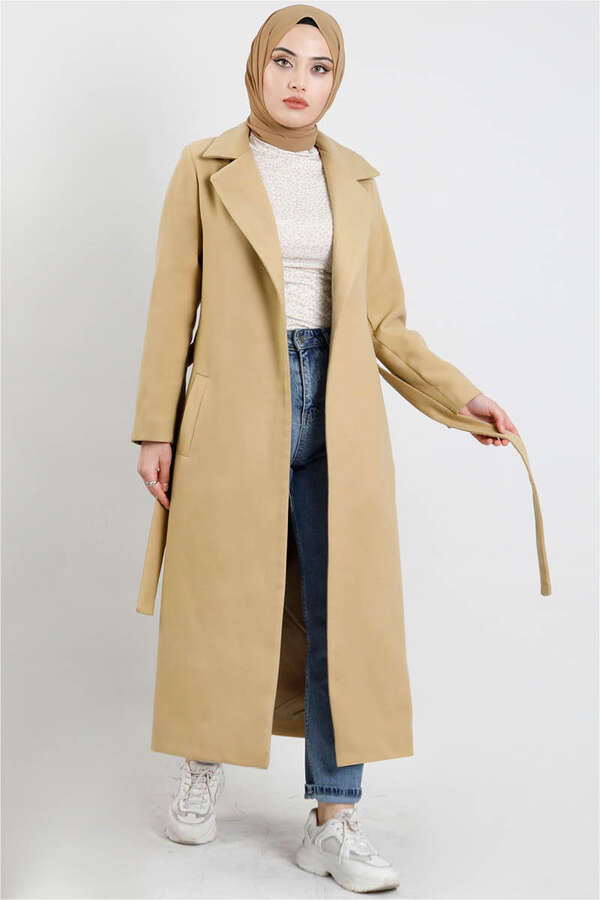 Fit Coat Sand Beige - 1