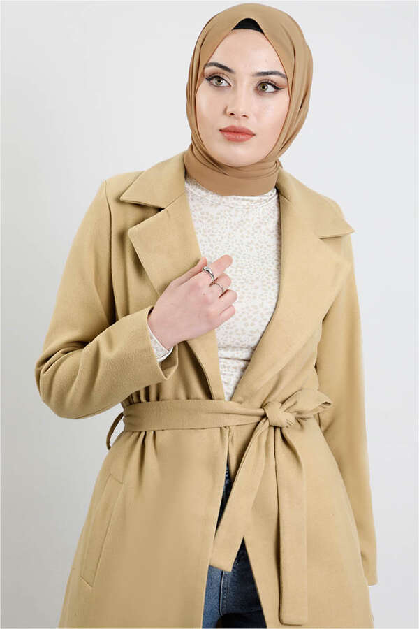 Fit Coat Sand Beige - 2