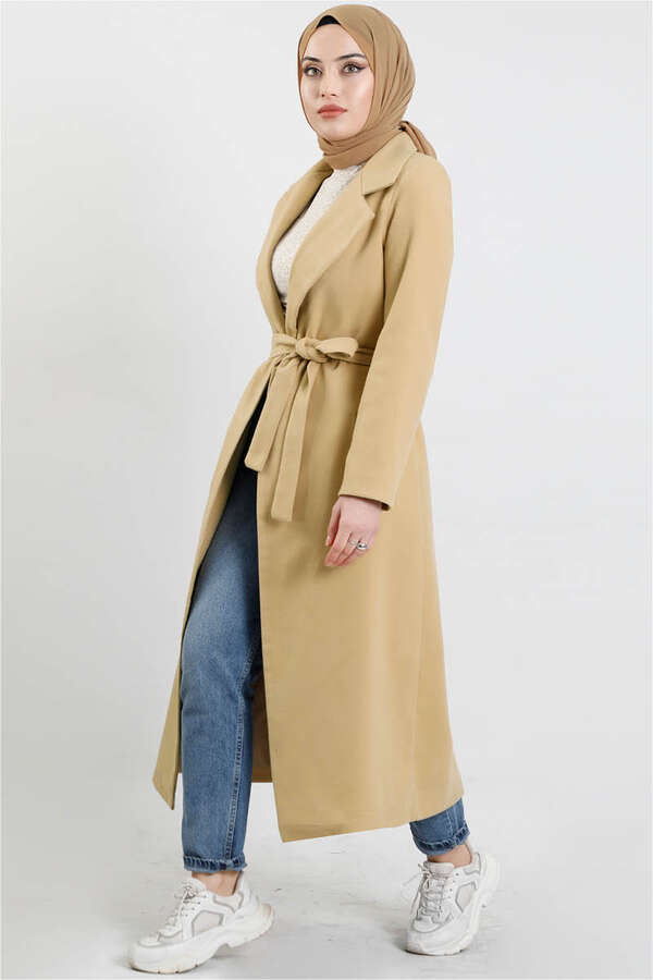 Fit Coat Sand Beige - 3