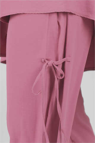 Fiyonklu Robalı Gül Kurusu Takım - 3