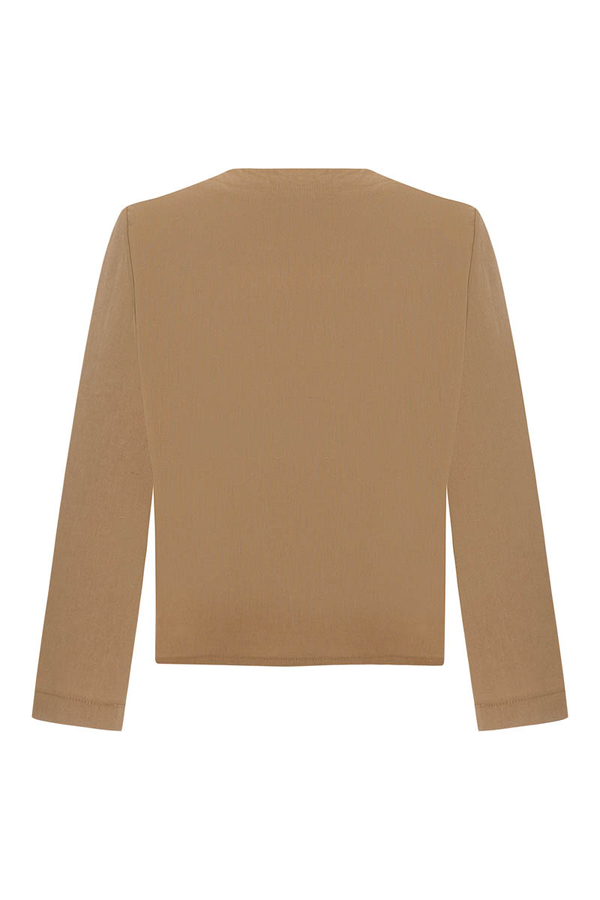 Fiyonklu Sayina Etek Takım Camel - 7