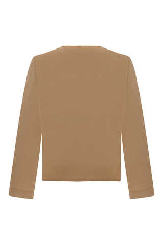 Fiyonklu Sayina Etek Takım Camel - 7