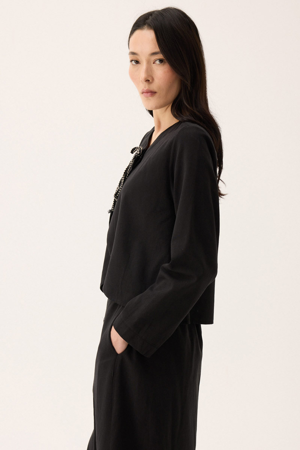 Fiyonklu Sayina Etek Takım Siyah - 7