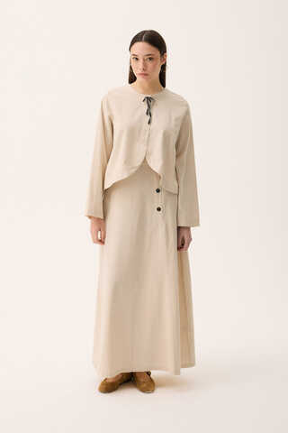 Fiyonklu Sayina Etek Takım Taş - 3