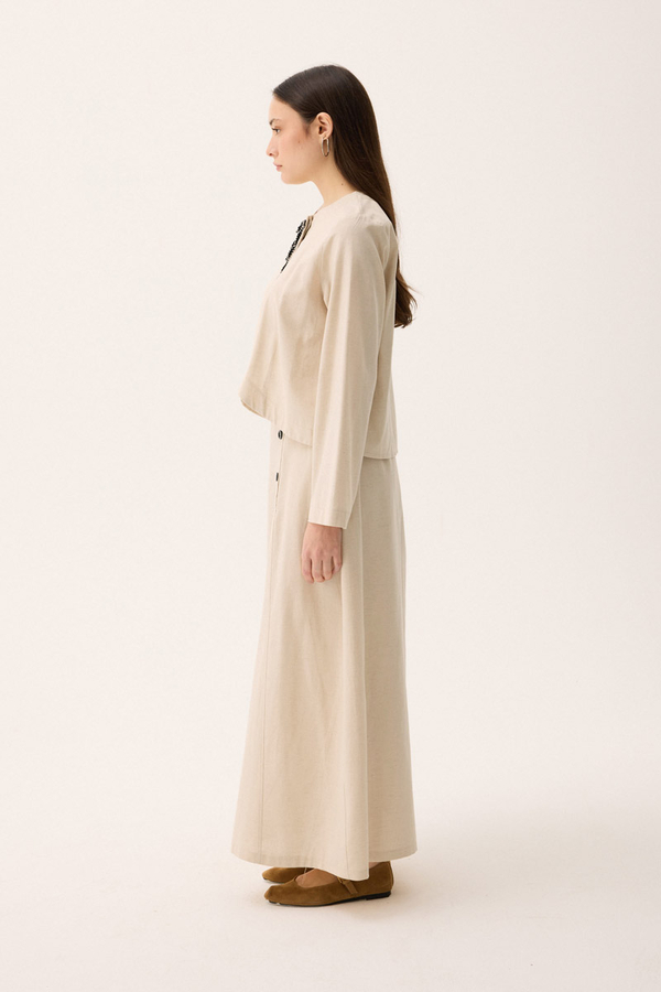 Fiyonklu Sayina Etek Takım Taş - 4