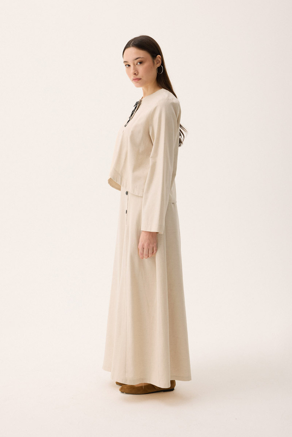 Fiyonklu Sayina Etek Takım Taş - 5