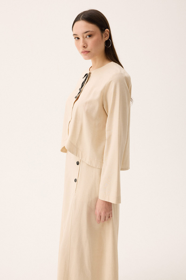 Fiyonklu Sayina Etek Takım Taş - 6