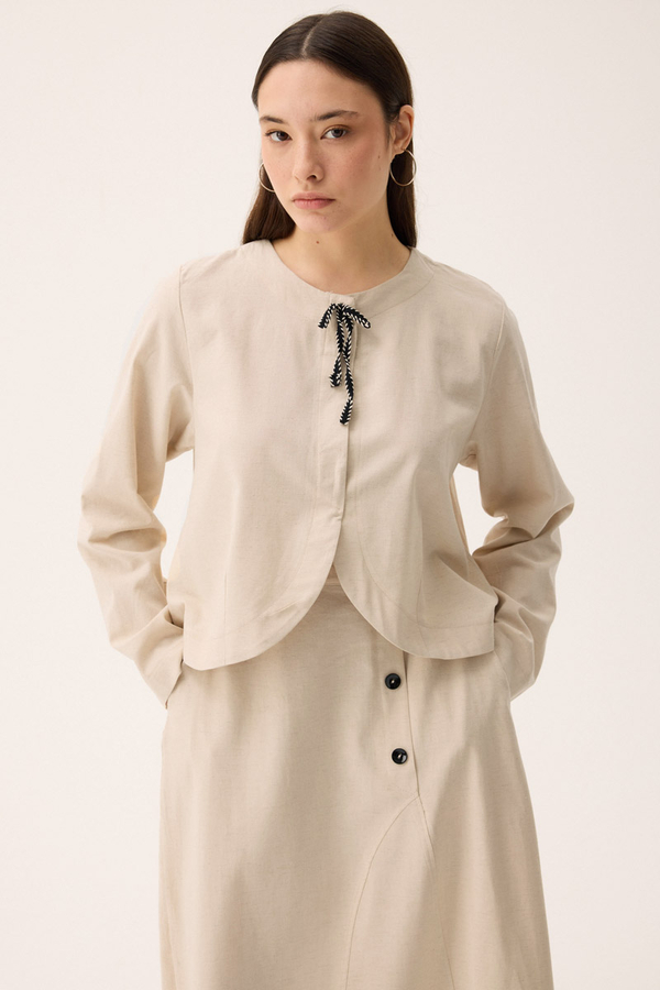 Fiyonklu Sayina Etek Takım Taş - 2