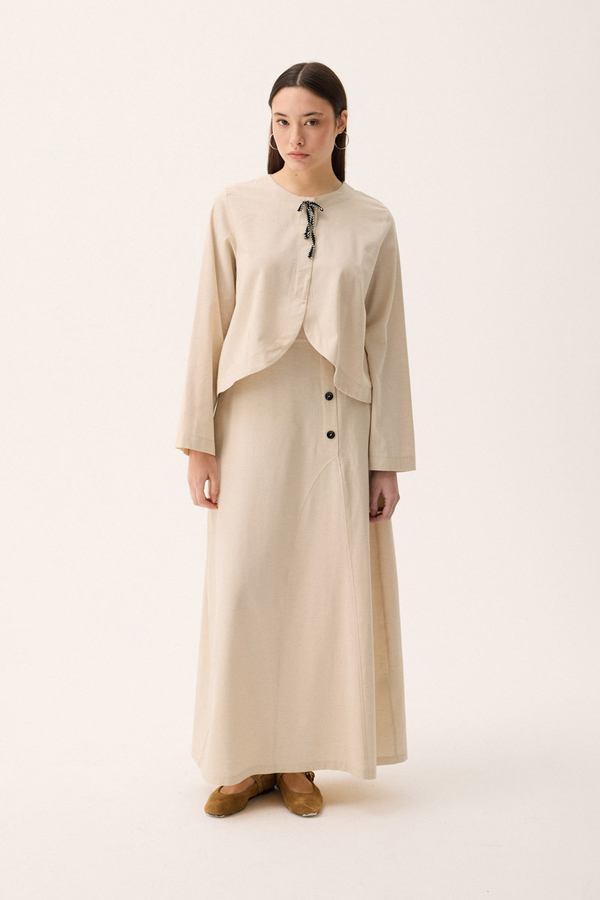 Fiyonklu Sayina Etek Takım Taş - 3