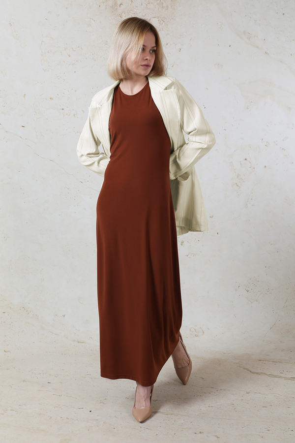 Fleto Pocket Linen Jacket Brown - 5