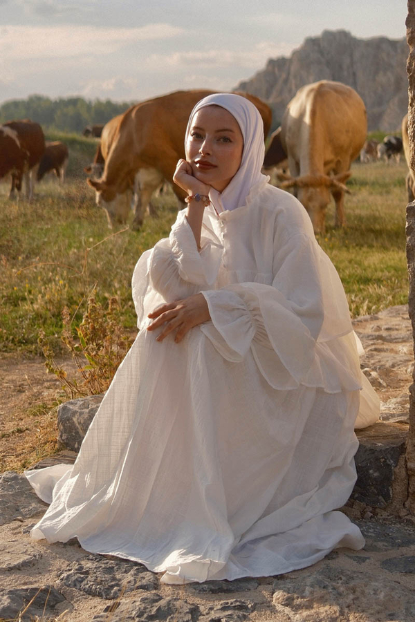 Flora Etek Beyaz - 2