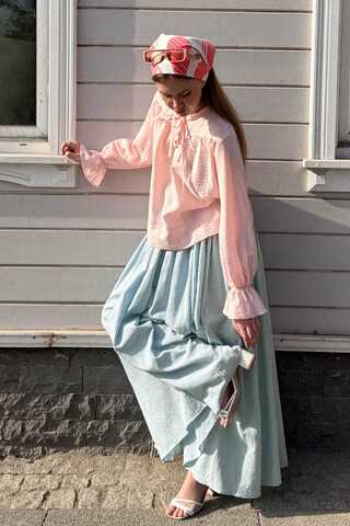 Flora Skirt Baby Blue - 10