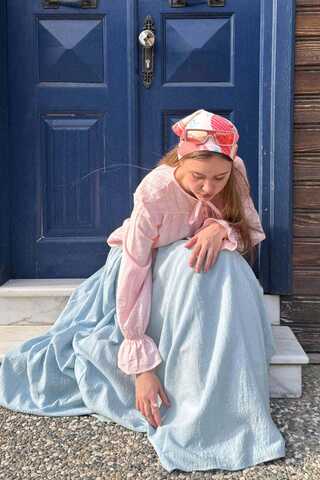 Flora Skirt Baby Blue - 5