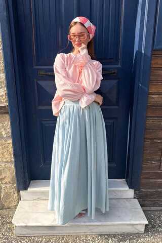 Flora Skirt Baby Blue - 6