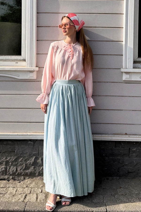 Flora Skirt Baby Blue - 7