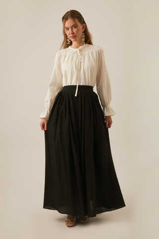Flora Skirt Black - 3