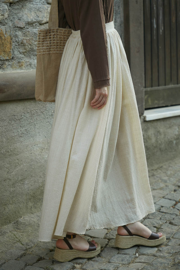 Flora Skirt Ecru - 5