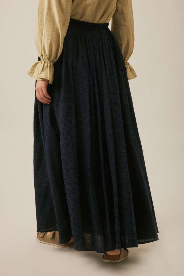 Flora Skirt Navy Blue - 2