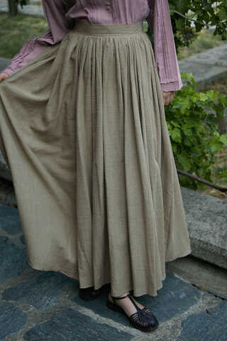 Flora Skirt Olive Green - 10