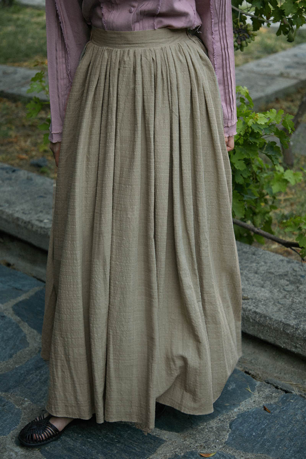 Flora Skirt Olive Green - 11