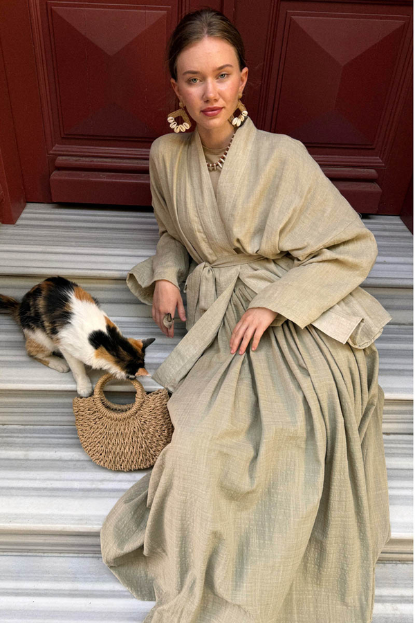 Flora Skirt Olive Green - 6