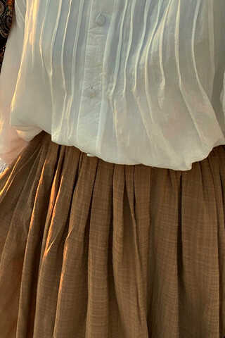 Flora Skirt Tan - 4
