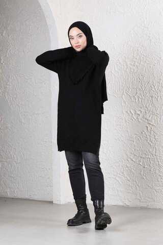 Floral Sweater Black - 3