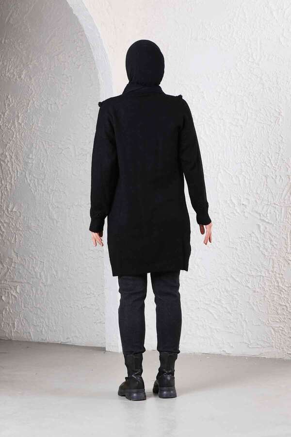 Floral Sweater Black - 5