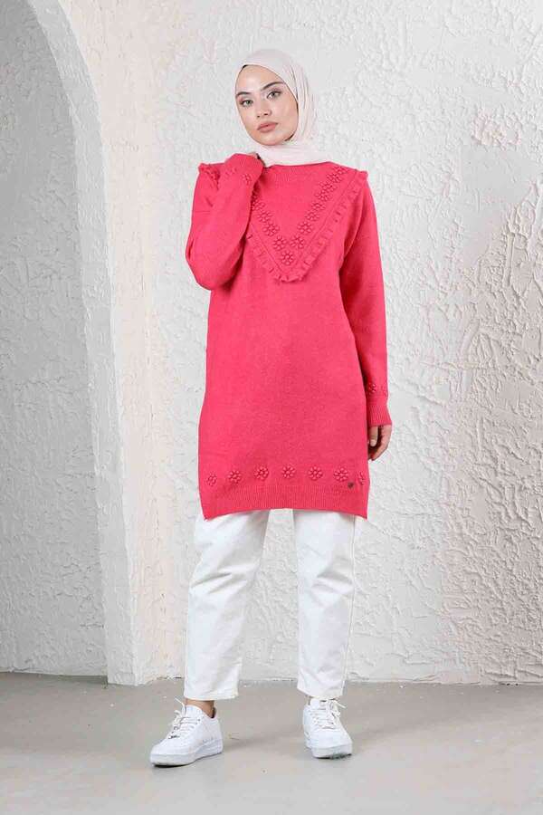 Floral Sweater Pink - 2