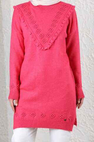 Floral Sweater Pink - 3