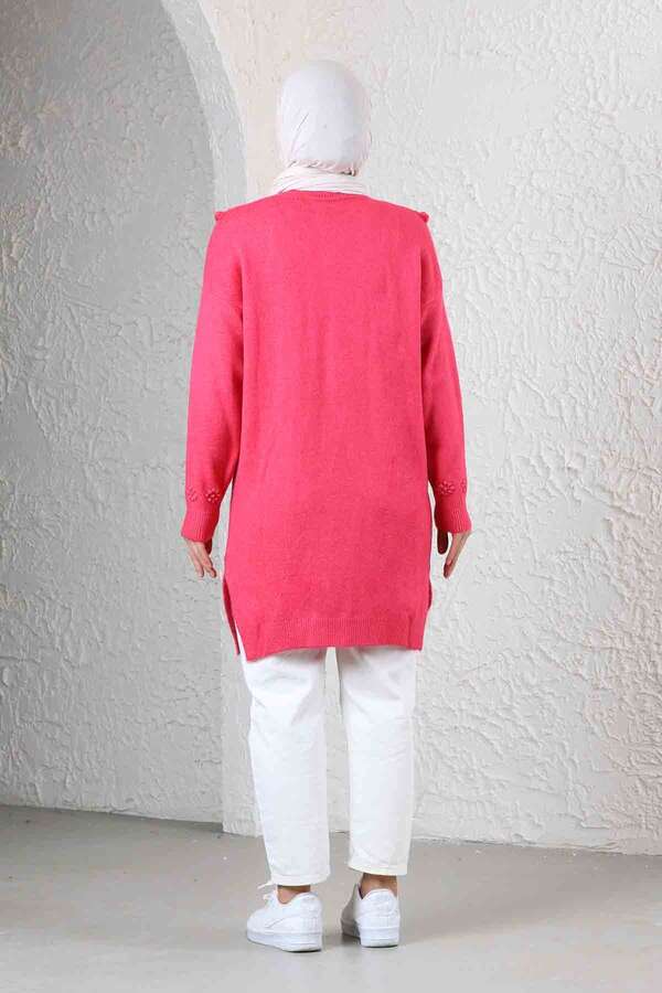 Floral Sweater Pink - 4