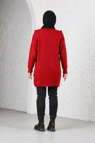 Floral Sweater Red - 5