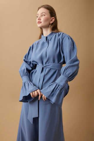 Flounced Relaxed Fit Set Black - 1